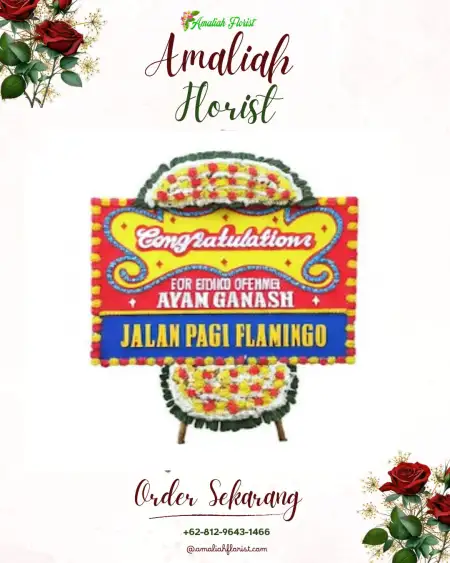Sewa Papan Bunga Arimop